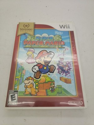 B013) Super Paper Mario Nintendo Selects (Nintendo Wii) CLEAN CIB Complete