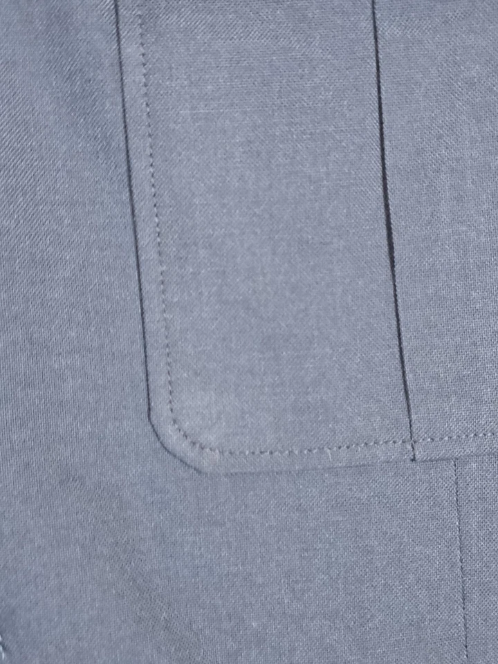 Vintage US Air Force USAF Service Dress Coat Mens 44L Blue Wool Uniform 90s - Image 3 of 4