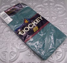 Jockey Life Vtg 1996 Lo Rise Brief Underwear Mens 38 Green Inverted Y-Front Fly