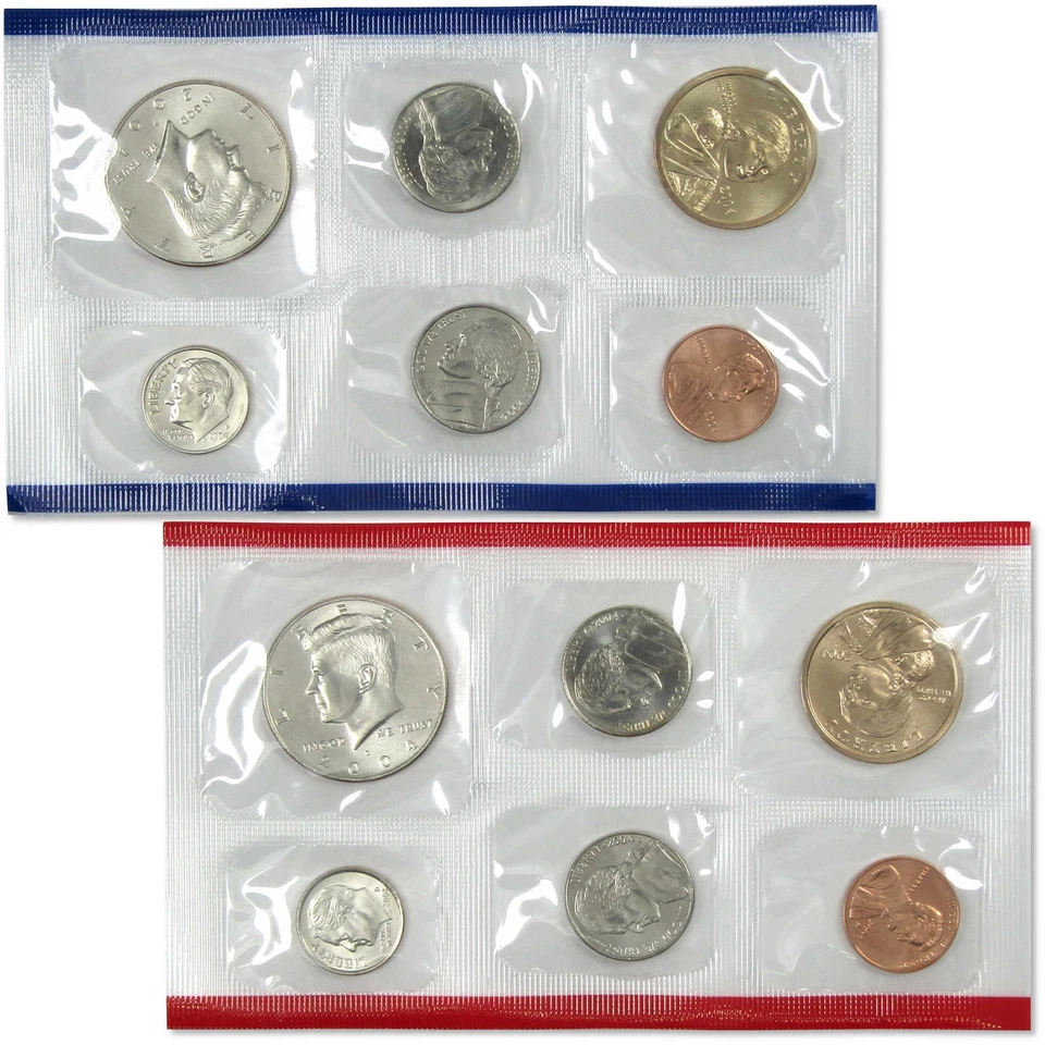 2004 Uncirculated Coin Set U.S Mint Government Packaging OGP COA - Image 2 of 4