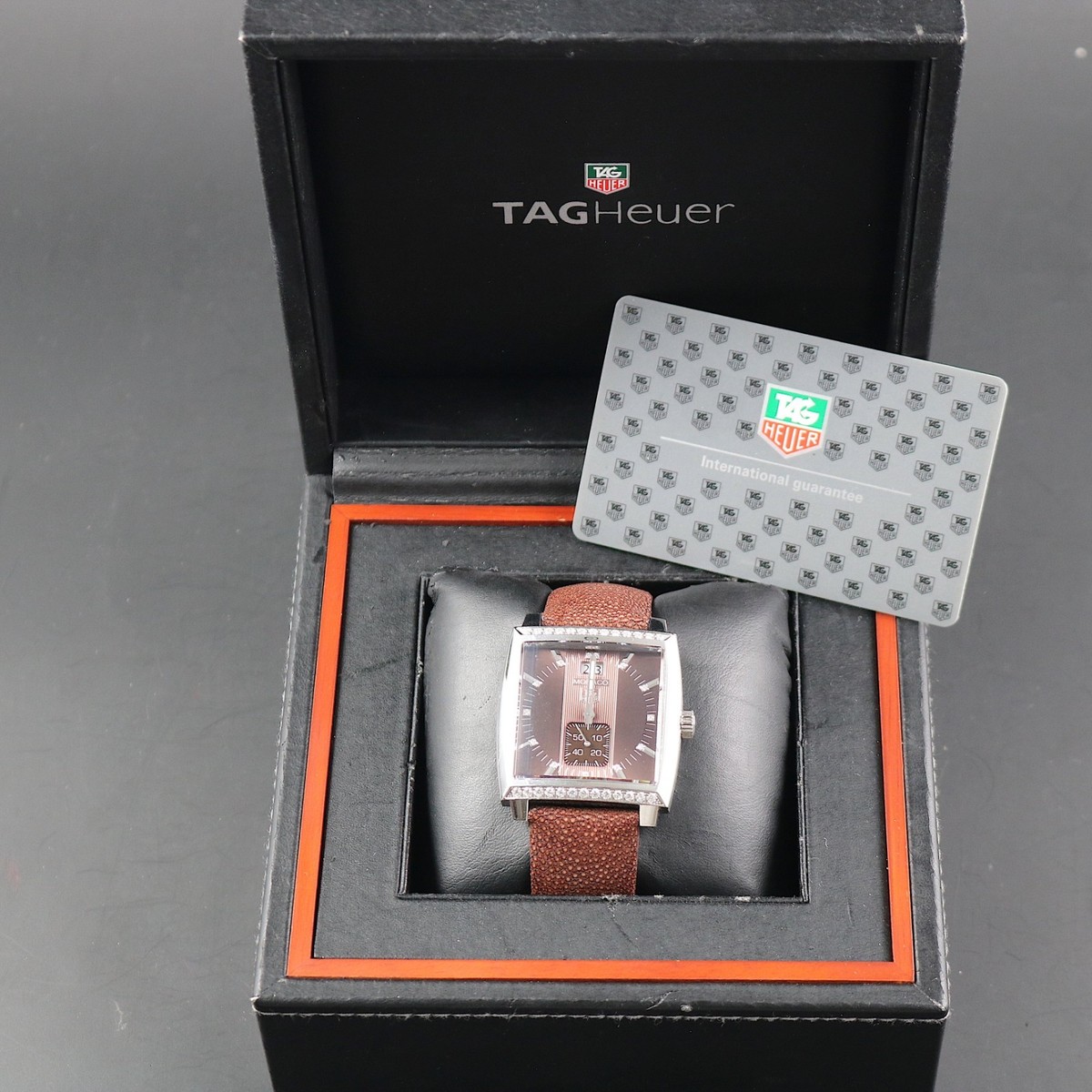 Tag Heuer Monaco WAW1316 – Quartz – Box and Card | eBay