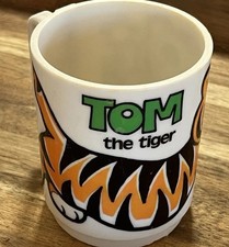 Taza de colección taza niños taza Deka #269 TOM THE TIGER plástico NJ, EE. UU.