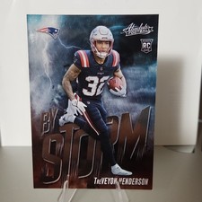 2025 Panini Absolute By Storm Rookie #19 Treveyon Henderson Patriots Football