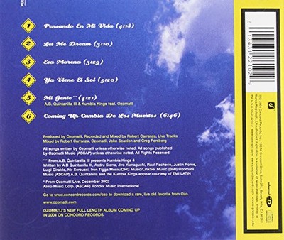 Coming Up (Ep) [Audio CD] Ozomatli