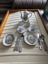 Vintage Mini Tea Set Guiding Angel 17 Piece