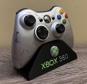 Xbox 360 controller Stand Black With Logo, Custom 3d Print