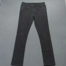 The Perfect Jean NYC Jeans Men's 34x36 Fits 33x33 Black Slim Fit Denim