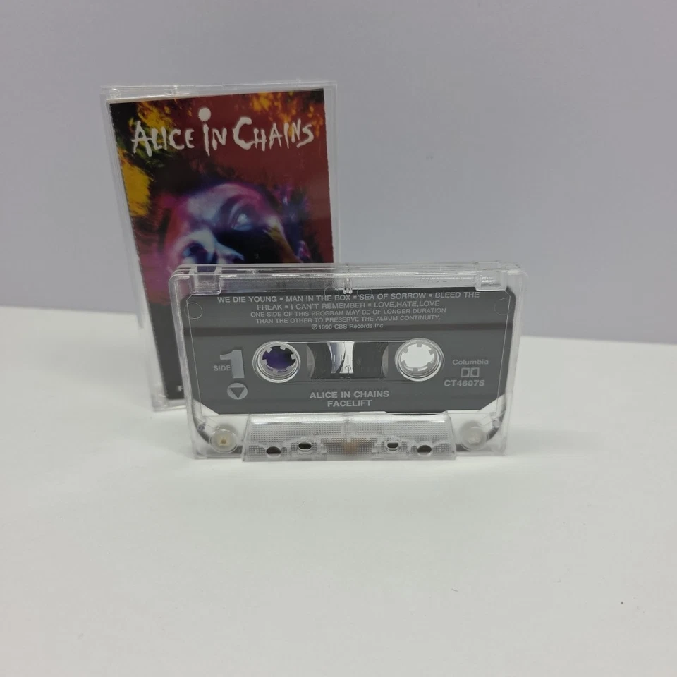 Vintage Alice in Chains - Facelift  Cassette Tape 90s Grunge Metal Album TESTED Foto 3 de 4