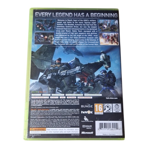 Halo Reach Xbox 360 Complete With Manual - Imagen 2 de 3