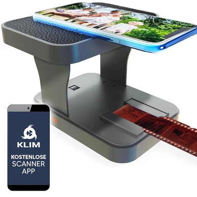 Kompakter 35mm Filmscanner | Kostenlose App | Langlebige Halterung