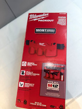 Milwaukee PACKOUT M12 Battery Wall Mount Holder, Impact Resistant, 48-22-8604