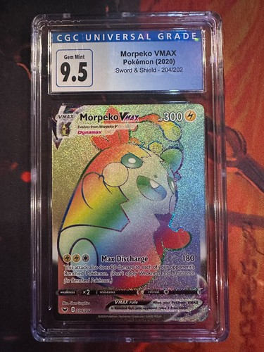 Morpeko VMAX graded CGC 9.5 for sale on eBay