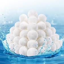 Pool Filter Balls for Sand Filter, 1.54 Lbs Reusable Sand Filter Balls for Swimm