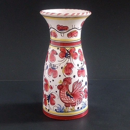 Handpainted Ceramic Carafe Vase 8