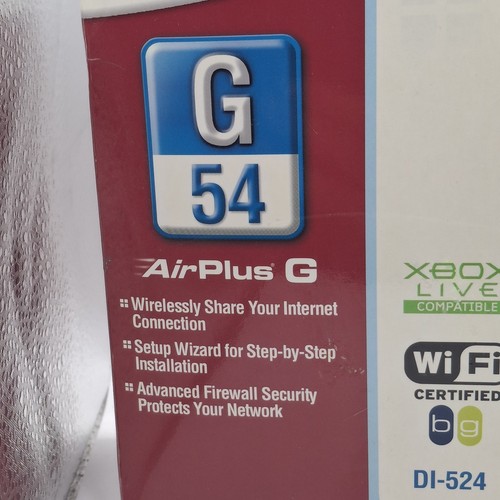 D-Link DI-524 54 Mbps Wireless G 4-Port 10/100 Router (DI-524) - Picture 3 of 7