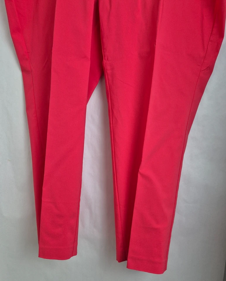 Liz Claiborne Women’s Lisa Straight Leg Pants Mid Rise Tea Berry Size 26W NWT - Image 4 of 4