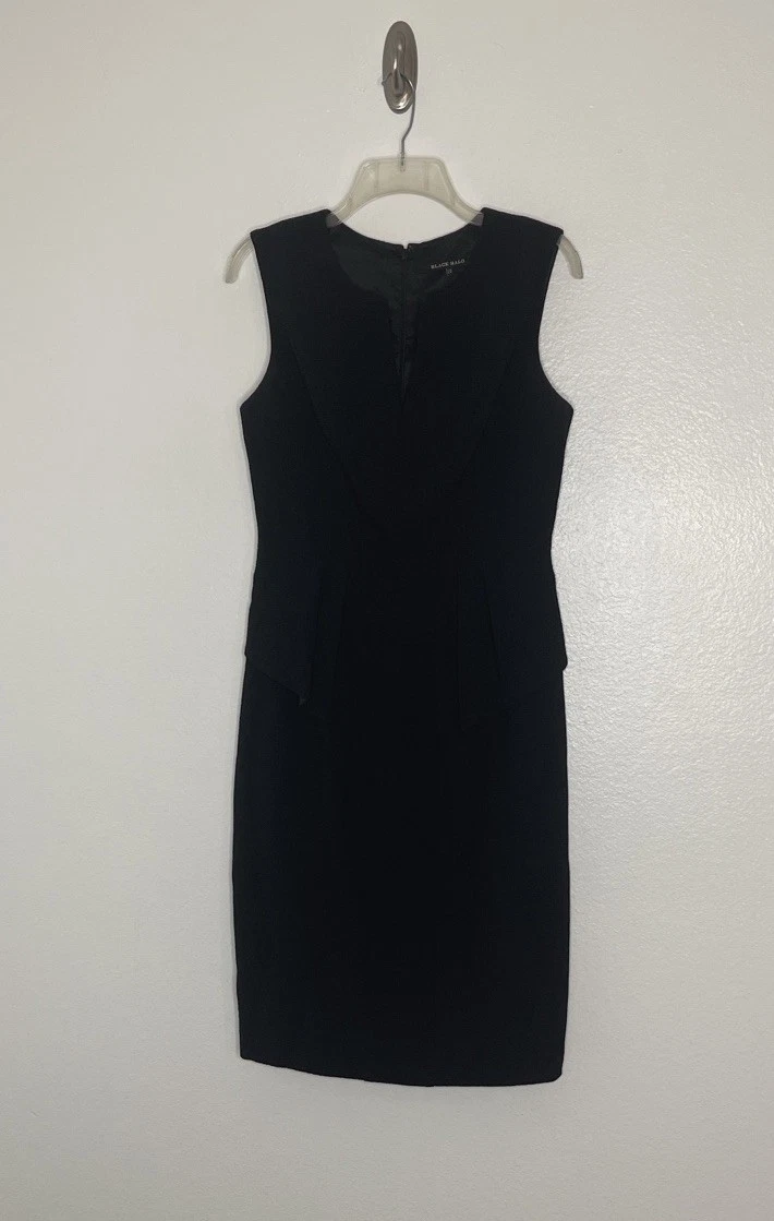 black halo hadley mini dress Black Halo Ally Sheath Dress in Black