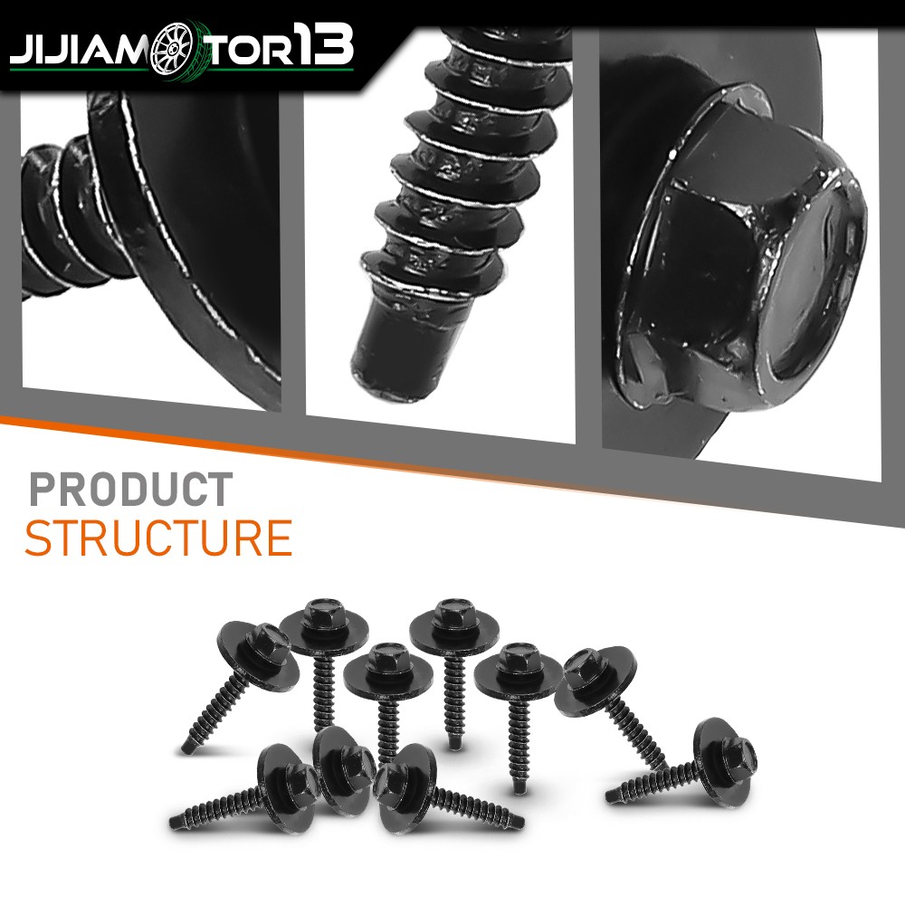 Fender Liner Bolts Fit For 2008-2021 GM Torx Pan Head Screw