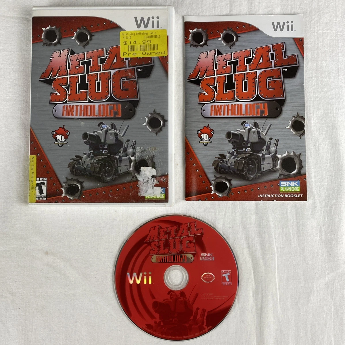 Metal Slug Anthology Nintendo Wii Video Games for sale | eBay