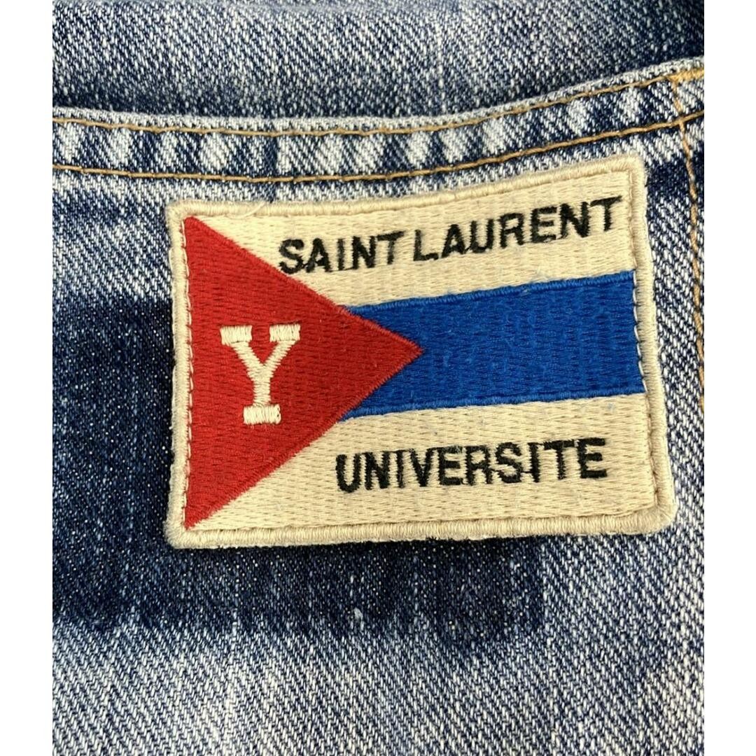 Saint Laurent Pantaloni Denim Vestiti Taglio Skinny 483059 Y896M Uomo Taglia 30 9