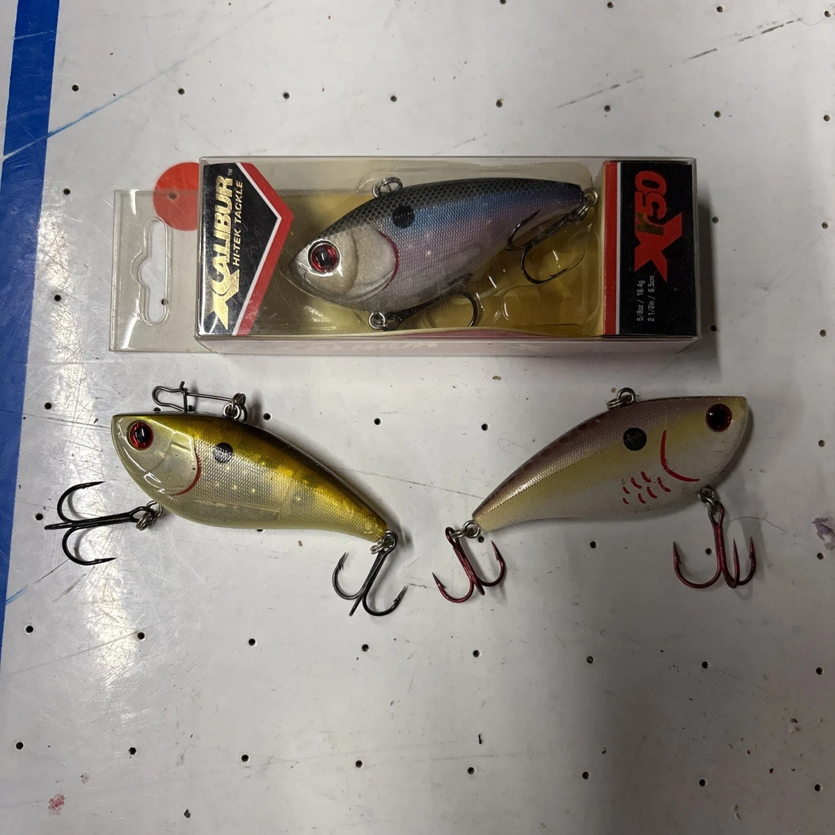 Leurres Crankbait Xcalibur XR50 Sans Lèvres - Appât Pêche Eau Douce Occasion