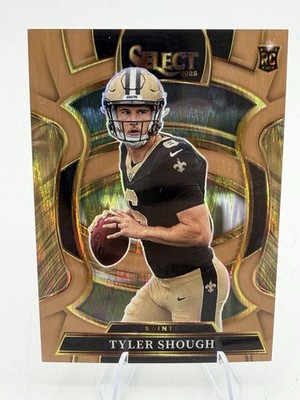 2025 Panini Select- #'d /899 Tyler Shough (RC) Copper Shock