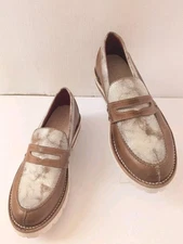 Bed Stu Reina III Tan Rustic Nectar Lux $275 Leather Loafer Shoes Size 6.5 M