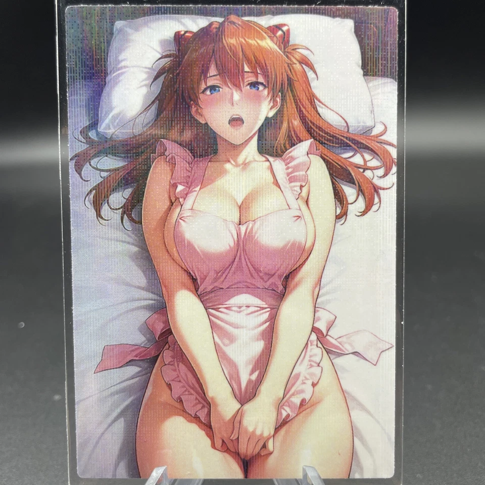 Asuka Langley Anime Waifu Card Doujin ACG Goddess Holo - Image 2 of 4