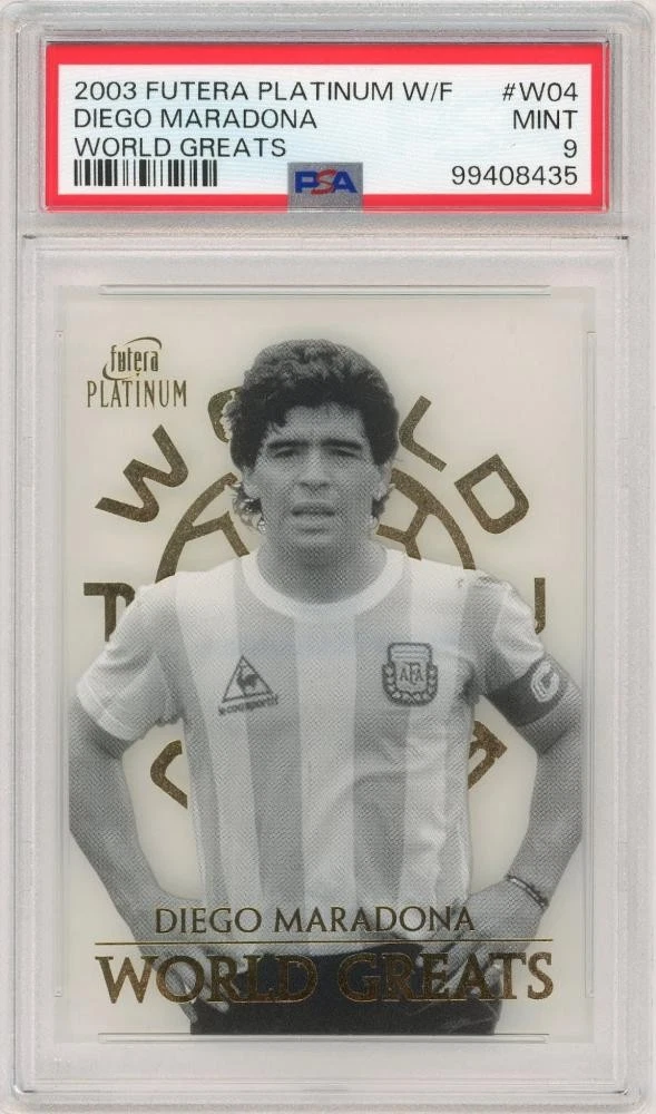 スポーツ選手 2003 FUTERA PLATINUM #W04 DIEGO MARADONA Las mejores ofertas en 2003 Futera Platinum - Diego Maradona #W04