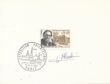 France 1966 N°1474 Biologiste E Metchnikoff France / URSS signé graveur Pheulpin