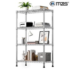 4-Tier Wire Shelving Unit Metal Shelf Organizer Heavy Duty Wire Rack Storage