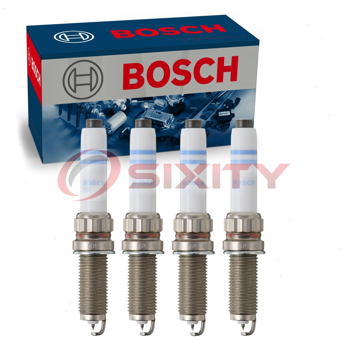 4 pc Bosch Double Platinum Spark Plugs for 2017-2021 BMW 230i 2.0L L4 en