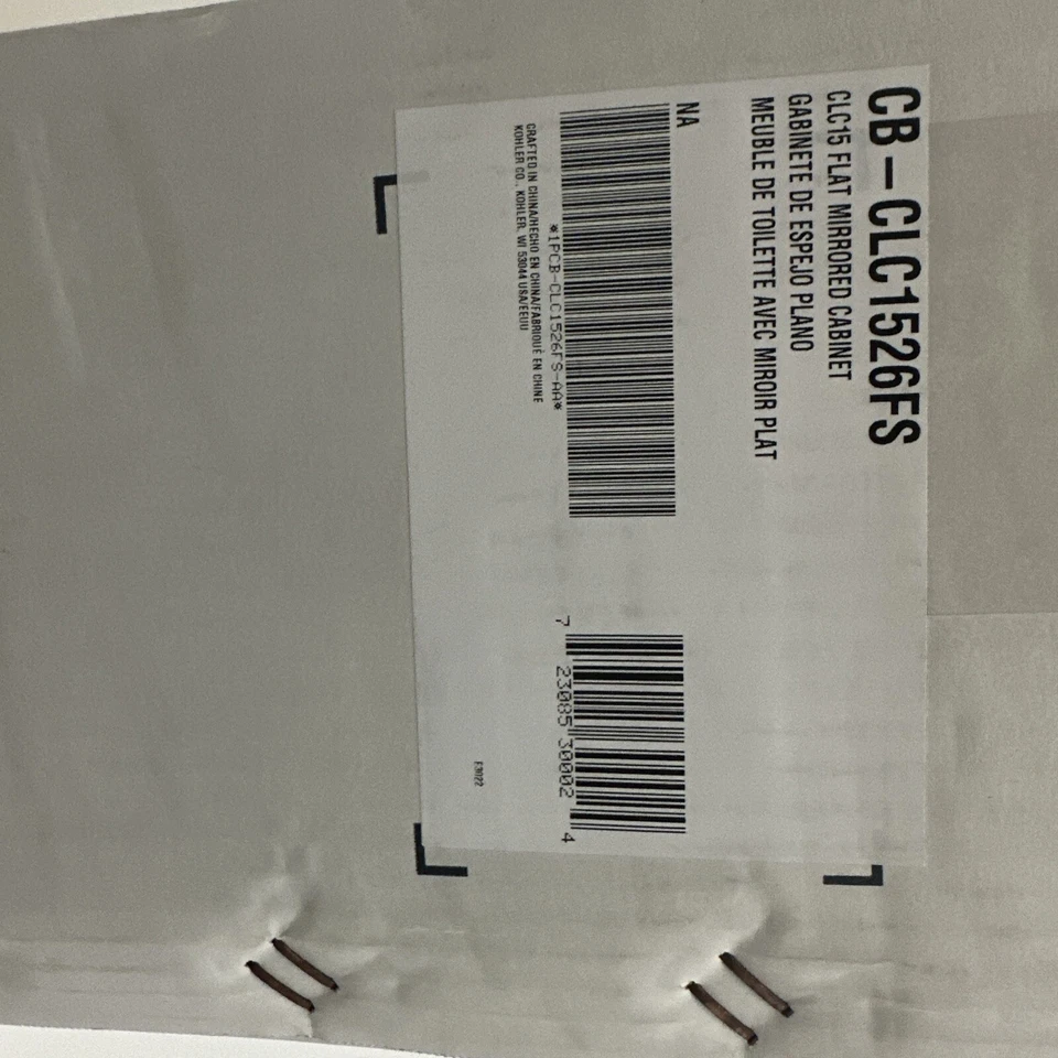 "Botiquín de baño de una sola puerta Kohler CB-CLC1526FS con espejo 15""x26""x5""" Foto 2 de 4