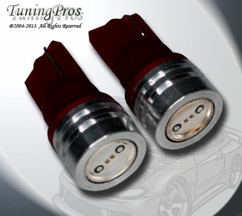 2pcs of T10 Wedge LED Parking Light High Power Red Light Bulbs One Pair 3652 - Picture 2 of 3