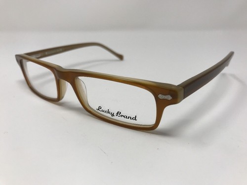 Luck Brand Eyeglasses JACOB 47-15-130mm FULL RIM Brown Marble HT43