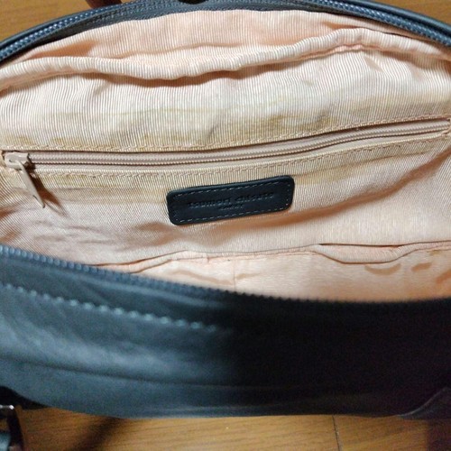 Bolso TSUMORI CHISATO Mini Boston Cuero Gris De Colección De Japón Usado Envío Gratis - Imagen 7 de 7