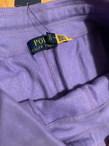 NEW POLO RALPH LAUREN SHORTS FLEECE PURPLE CLASSIC 710790292018 MEN SIZE SMALL - Picture 5 of 7