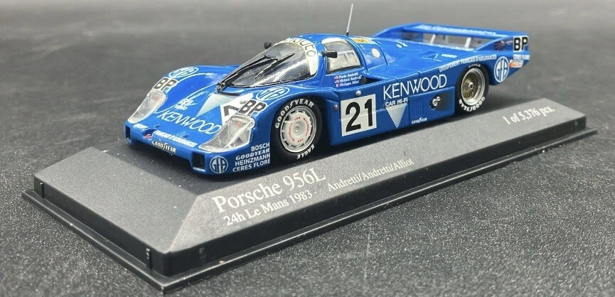 Miniature Minichamps 1/43 - Porsche 956L - 24H Du Mans 1983 #21 - Diecast