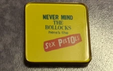 Sex Pistols Never Mind The Bollocks Retro Badge. Punk New Wave