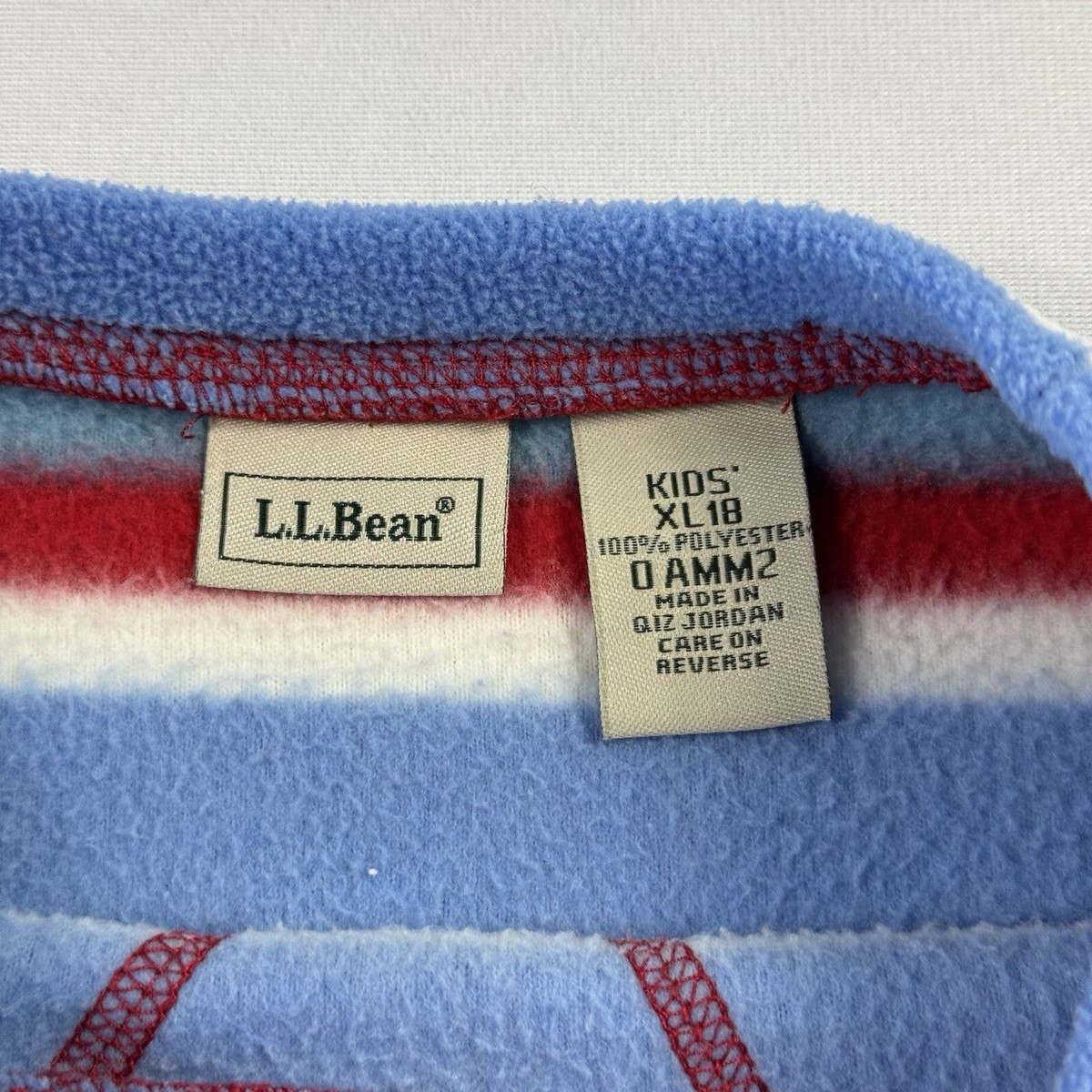 L.L. Bean Girl's Extra Large Multicolor Striped Long Sleeve