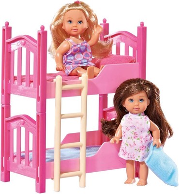 Simba Toys Evi Love - Bunk Bed, Deckchair for