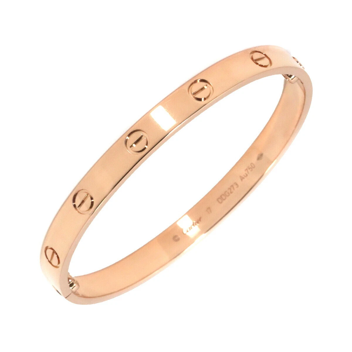 Empreinte Bangle, Pink Gold And Diamonds - Categories