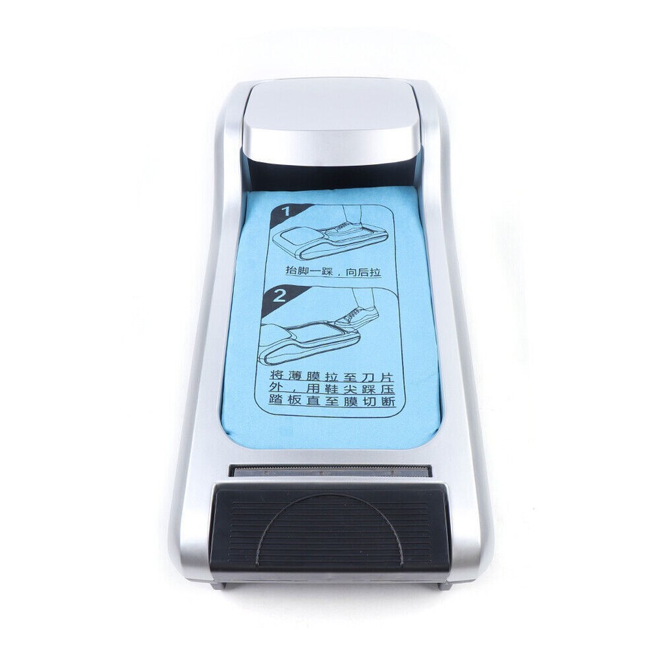 Smart Automatic Shoe Cover Dispenser with 3 Roll Disposable Plastic