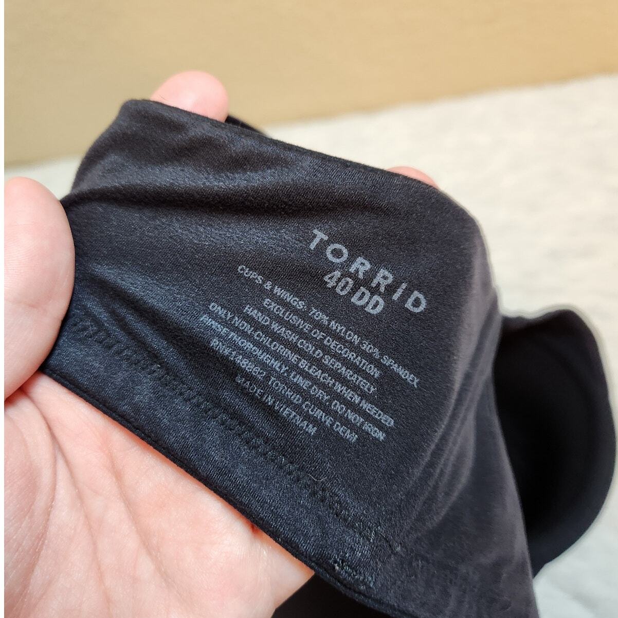 Torrid Womens Full Coverage Underwired Black Bra … - image 3