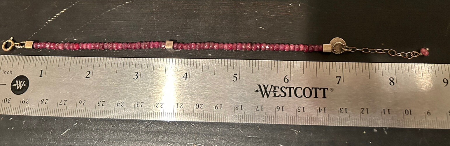 Ruby Strand Bracelet - image 2