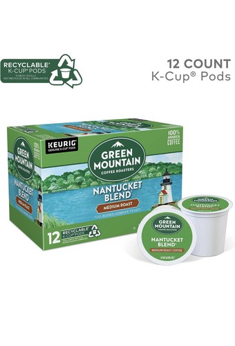GREEN MOUNTAIN COFFEE ROASTERS NANTUCKET BLEND SINGLE SV MEDIUM ROAST KCUPS 12CT - Picture 5 of 7