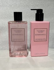 Victoria's Secret Bombshell Fragrance Mist  Fragrance Lotion 8.4 Fl Oz Set New
