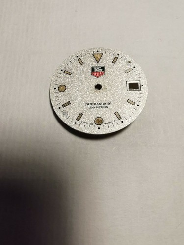 Cadran De Montre TAG Heuer Quartz - Diamètre 25,5 Mm, Sans Chiffres, Pièce D'occasion Pour Réparation
