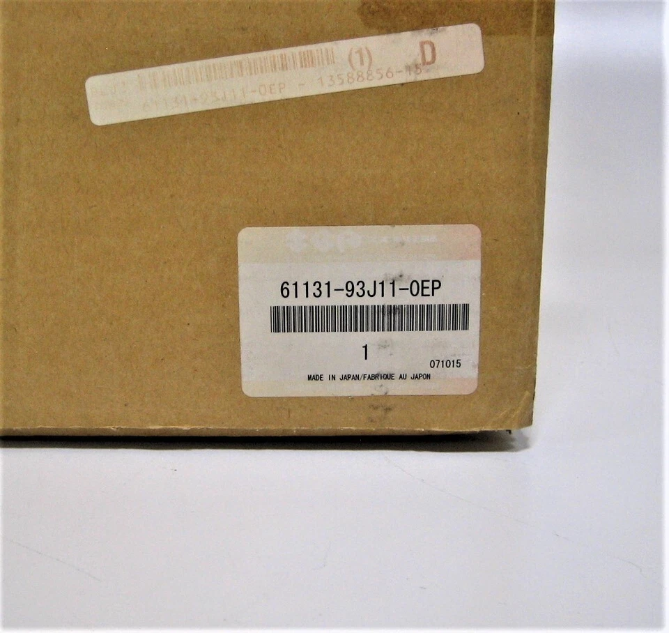 Cubierta de cárter de aceite de sección media STBD negra para Suzuki 61131-93J11-0EP ~NUEVO~ Foto 2 de 4