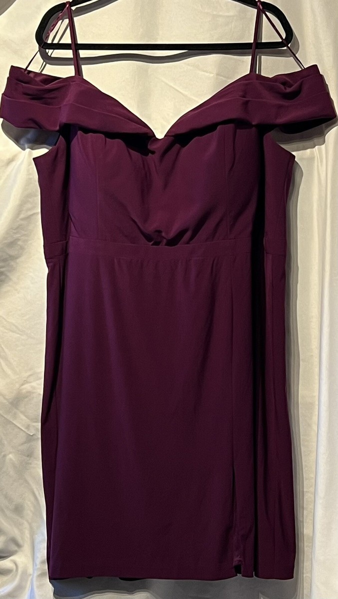 Morgan & Co. Formal/ Prom Dress Burgundy Knee Length Size 20W New Without  Tag